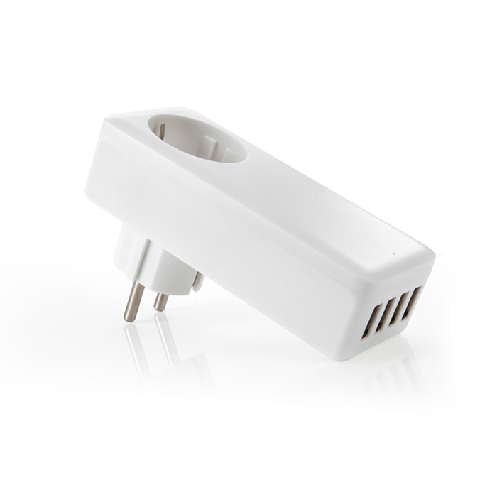 4 USB Desktop charger--EU/UK/US plugs